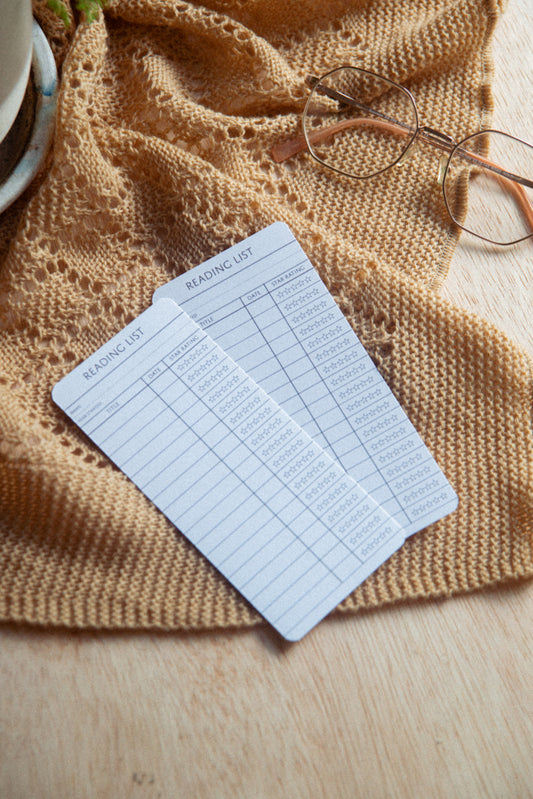 Reading Tracker Bookmarks: 2.75"x6"