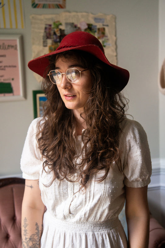 Red Wool Hat