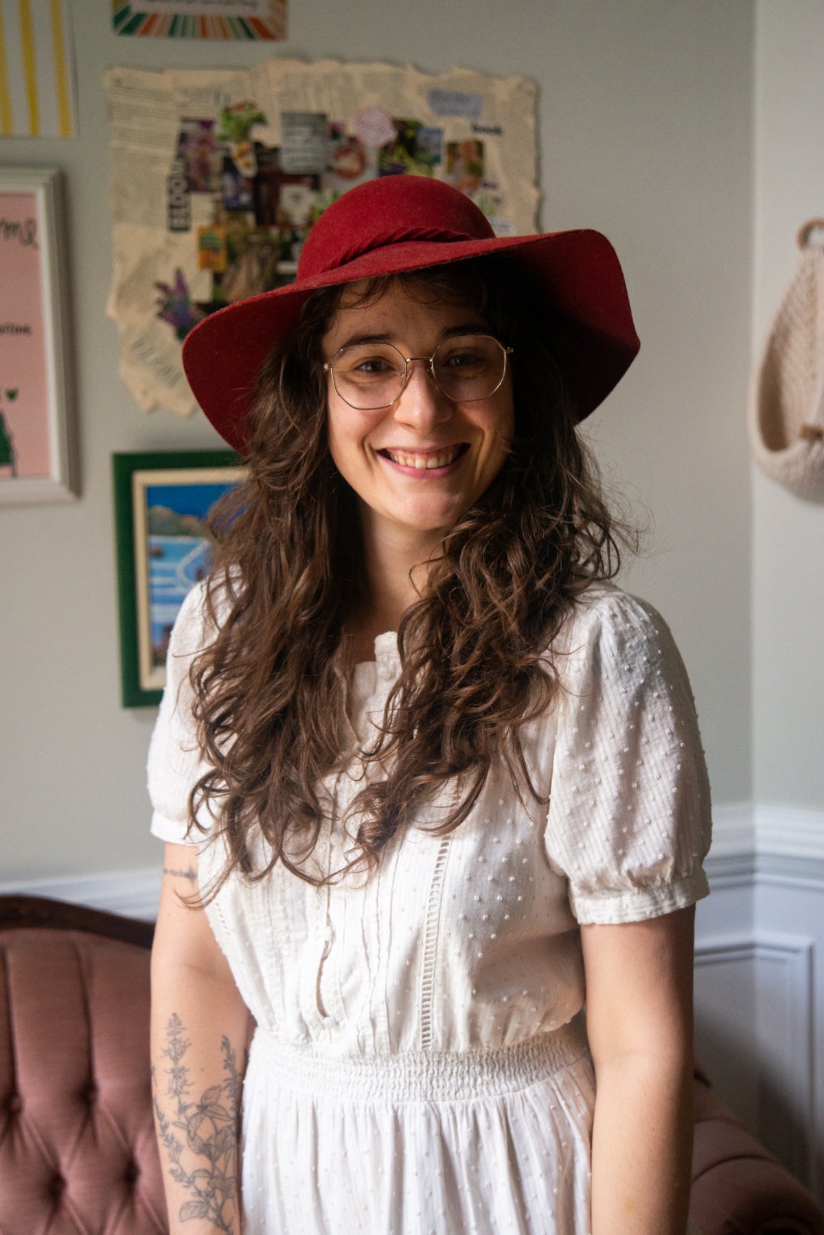 Red Wool Hat