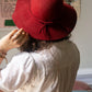 Red Wool Hat