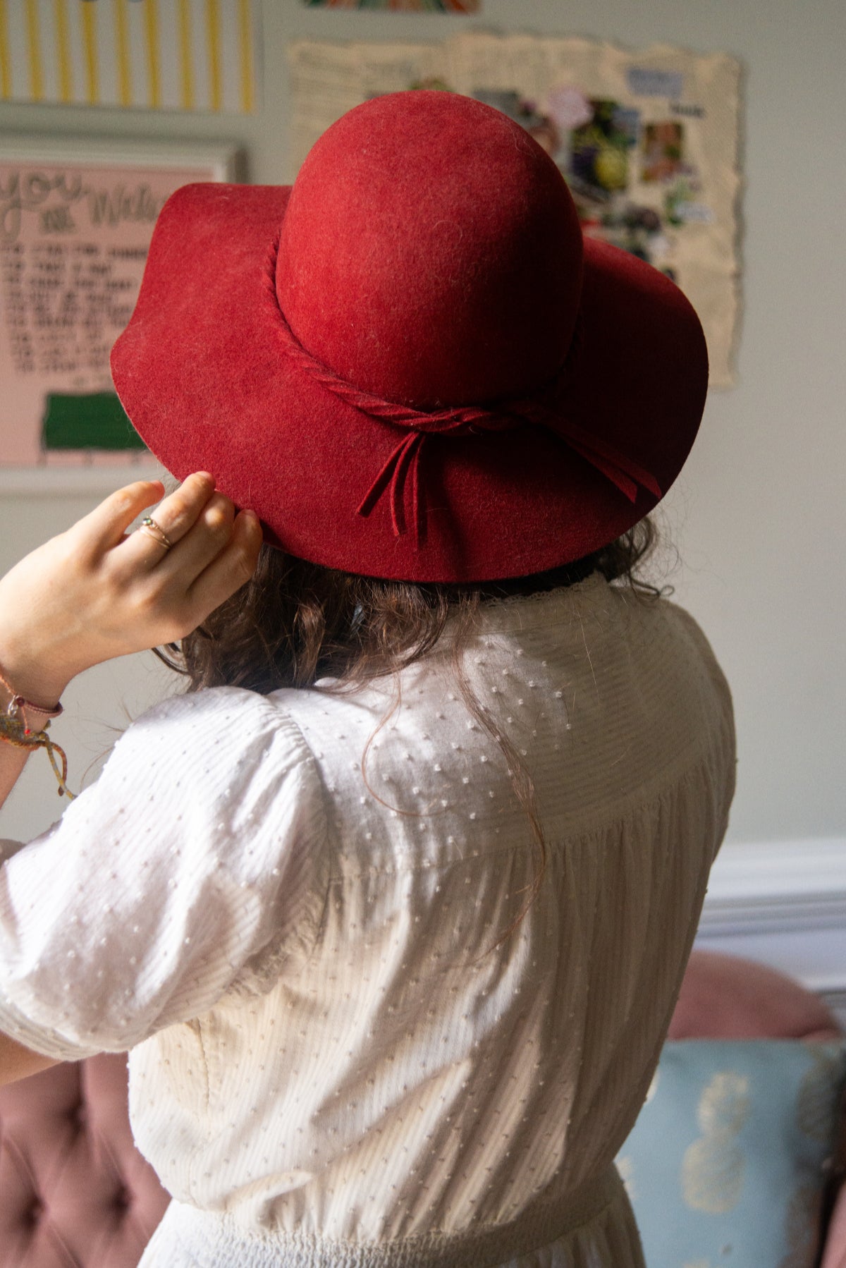 Red Wool Hat