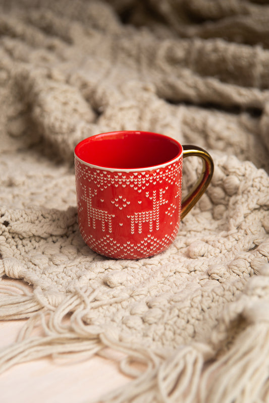 Reindeer Sweater Mug