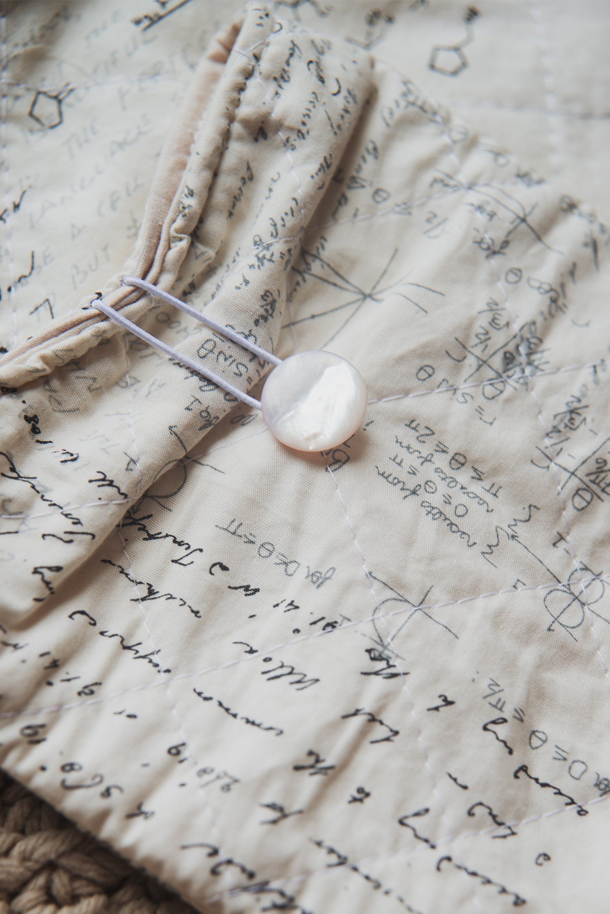 Scripted Text Book Sleeve