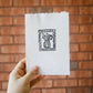 Block Printed Cards on Handmade Paper