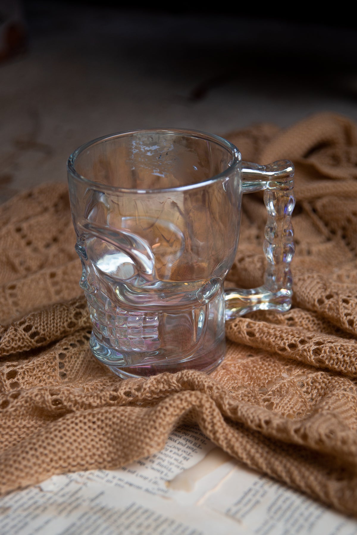 Iridescent Skull Mug