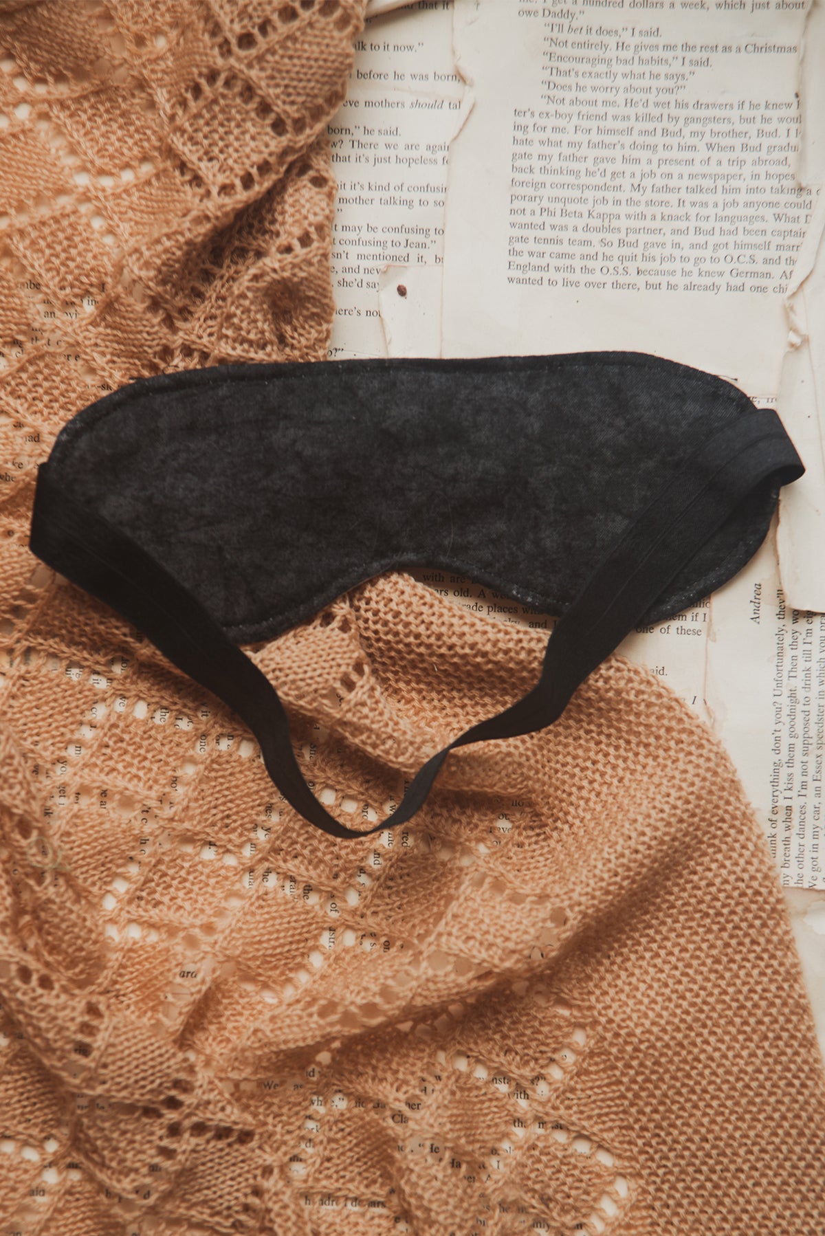 Skulls & Peonies Sleep Mask
