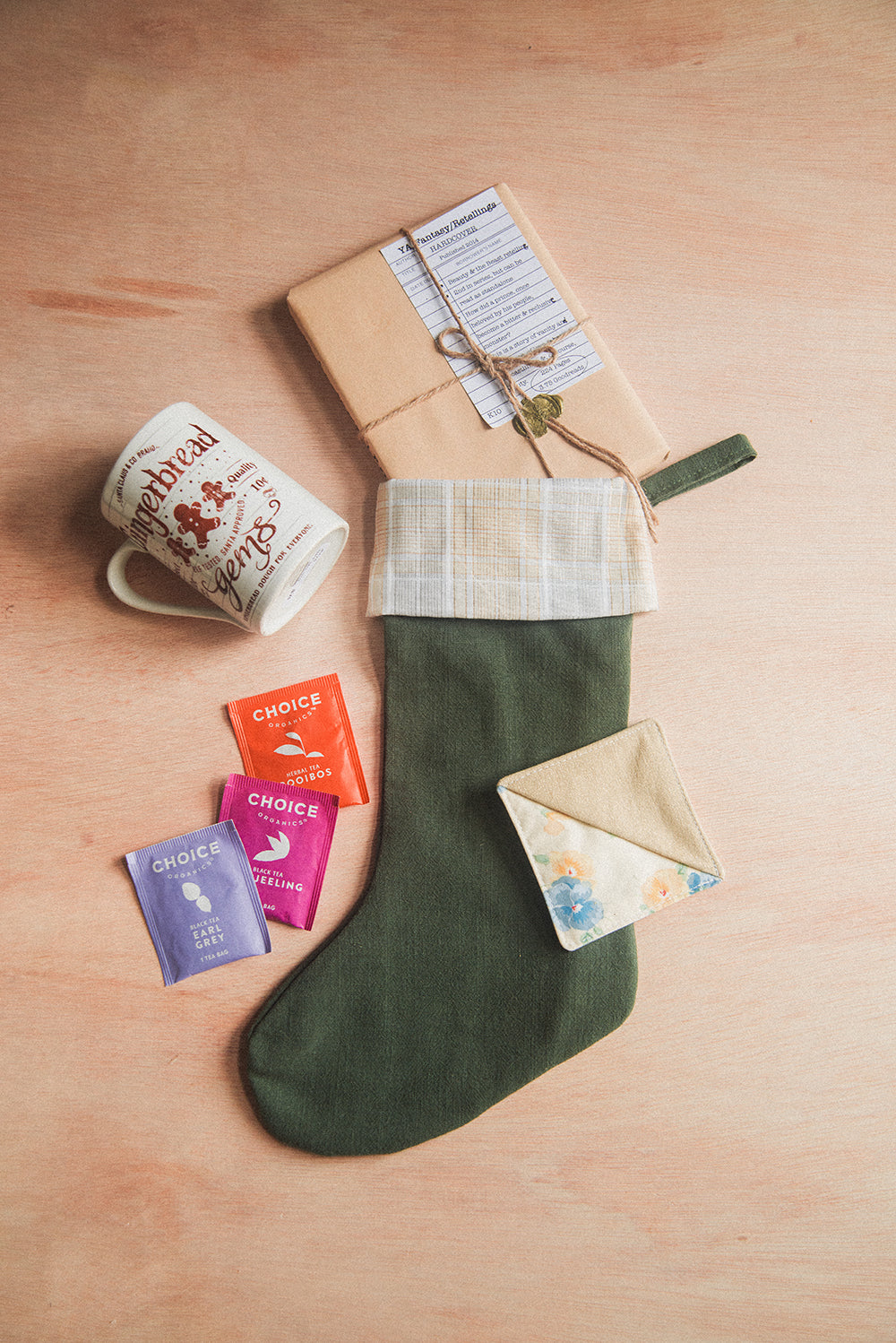 Small Linen Stocking Book Bundle