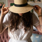 Straw Hat with Bow
