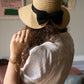 Straw Hat with Bow