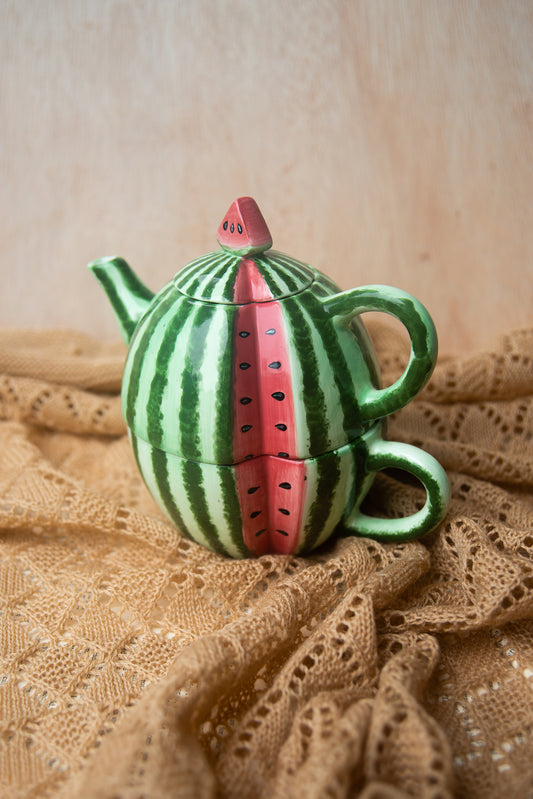Watermelon Teapot & Cup Set