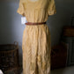 Botanically Dyed, Zero Waste Quilted Dress - Medium