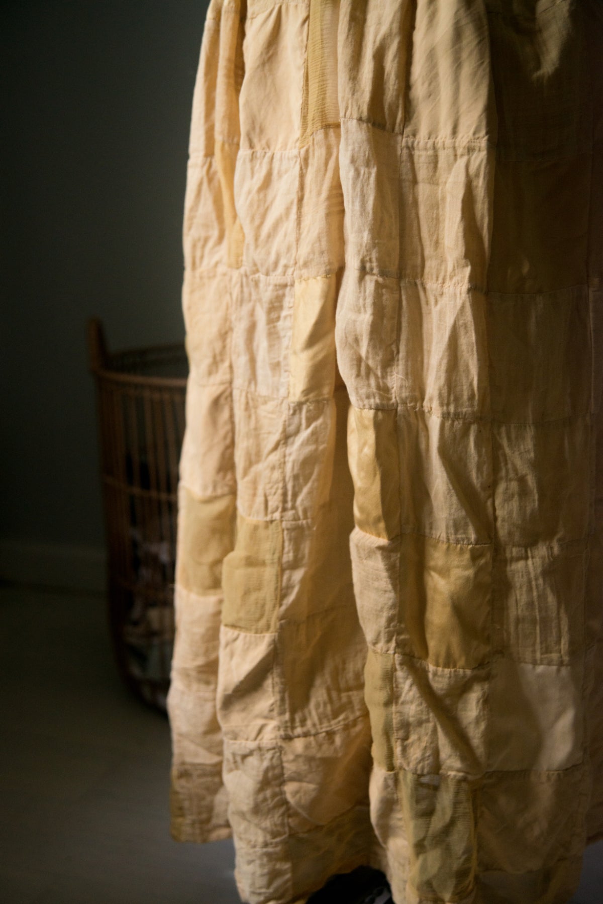 Botanically Dyed, Zero Waste Quilted Dress - MEDIUM