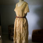 Botanically Dyed, Zero Waste Quilted Dress - Medium