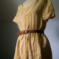 Botanically Dyed, Zero Waste Quilted Dress - Medium